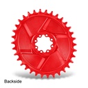 ALUGEAR - Plateau Ovale AERO SRAM 8-trous Boost - VTT (T-Type)
