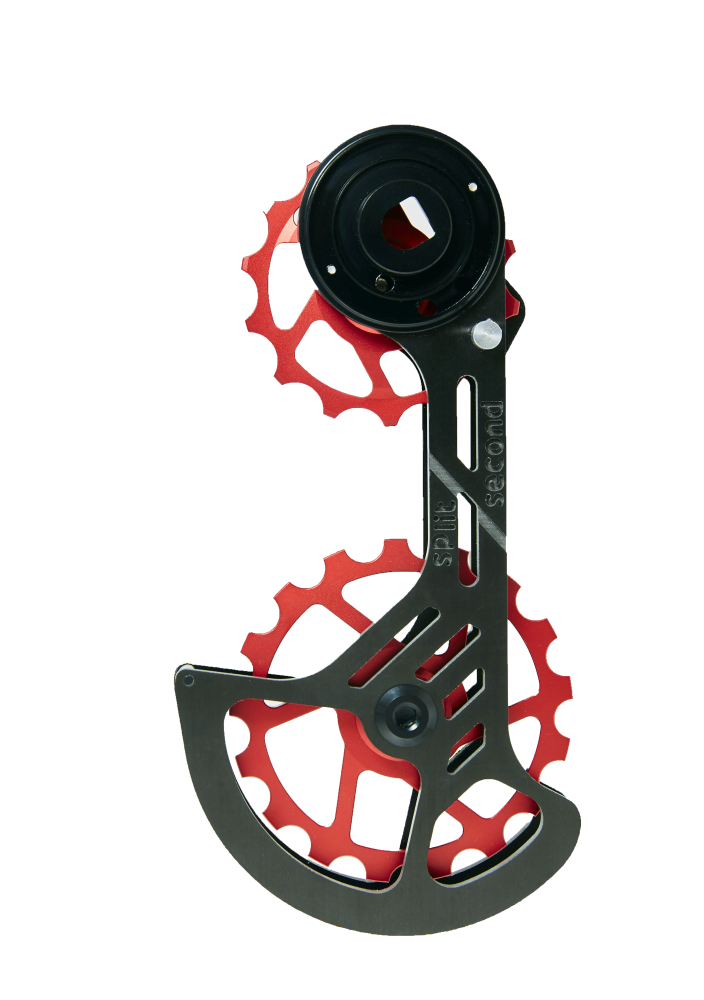 Split Second - Ceramic Performance Cage SRAM (Red - Force) AXS 12v - Galets ROUGE