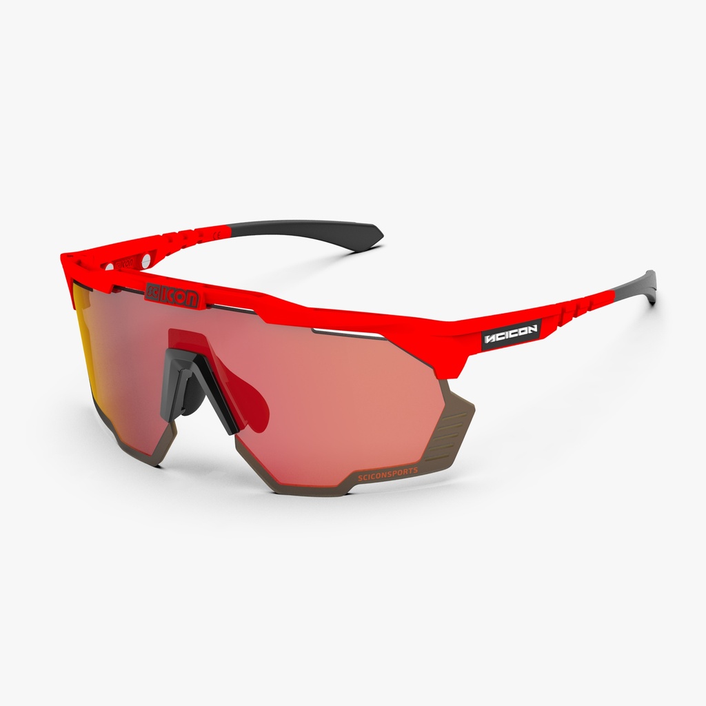 SCICON - AEROSHADE KUNKEN RED - MULTIMIRROR RED  
