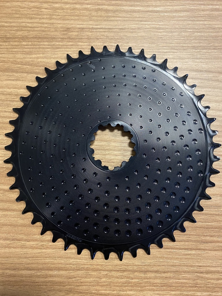 Alugear - Plateau 1x AERO rond SRAM-3 trous (50T - Black) / DESTOCK