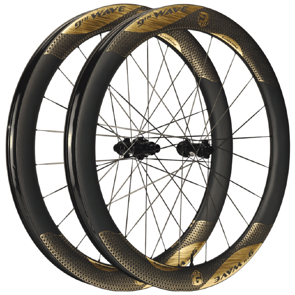 9th Wave - Sandstone SL Ninefold - Rayons Carbone (Gravel/Beach Race) 