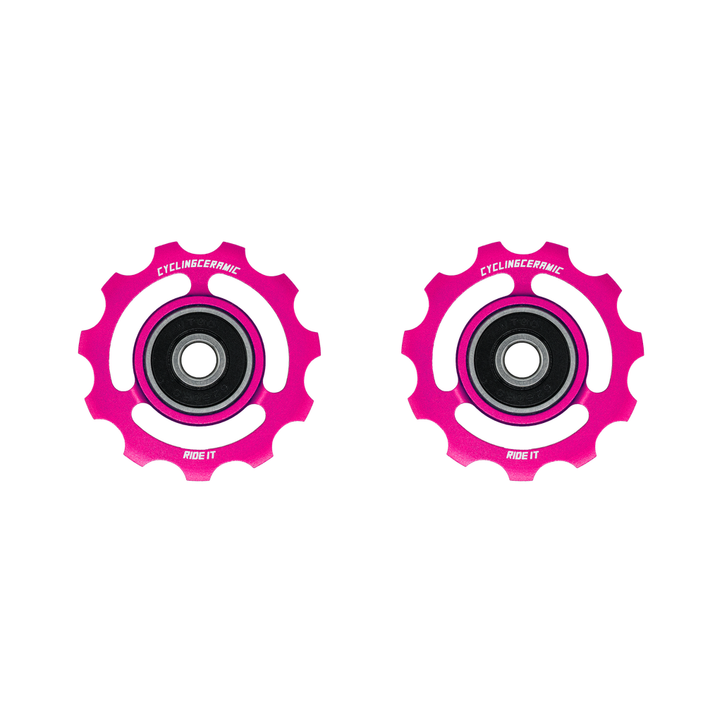 CyclingCeramic - Paire de Galets roulements céramiques - Meridian Pink (édition limitée)