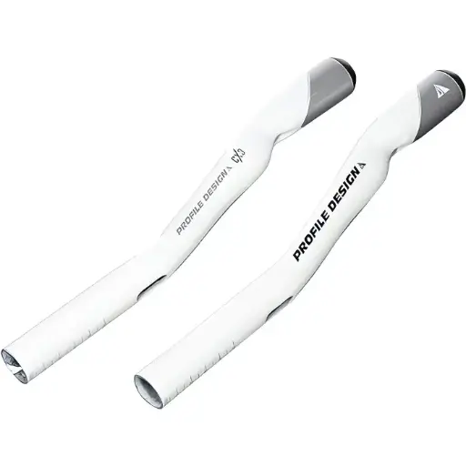 [ACCX3WEXT] Profile Design - Cx3 Aerobar Extensions Carbon White (Promo)