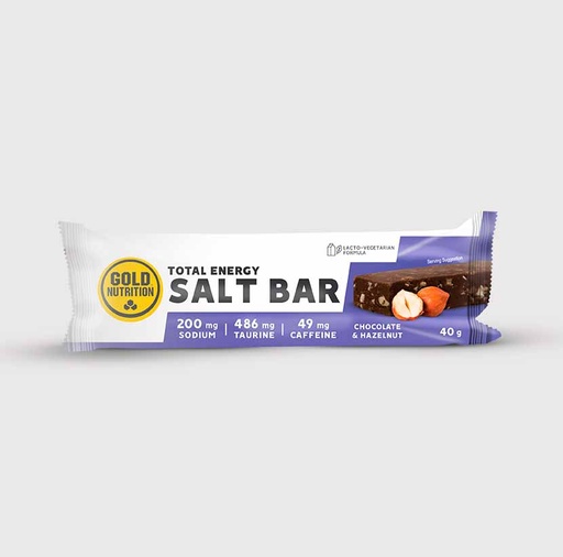 GoldNutrition - Boîte de  15x TOTAL ENERGY SALT BAR - 40g