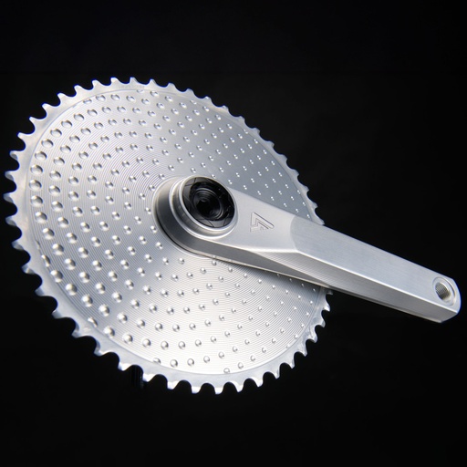 ALUGEAR - Pédalier Alugear VEGA (sans plateau) - Route/Gravel