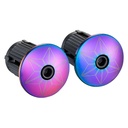 Supacaz - Super Sticky Kush - Star Fade – Oil Slick + Oil Slick Plugs