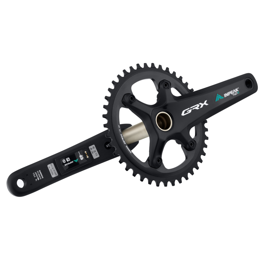 Inpeak - Pédalier POWERCRANK-E TWIN2 GRX FC-RX820-1 (Rechargeable et double mesure)