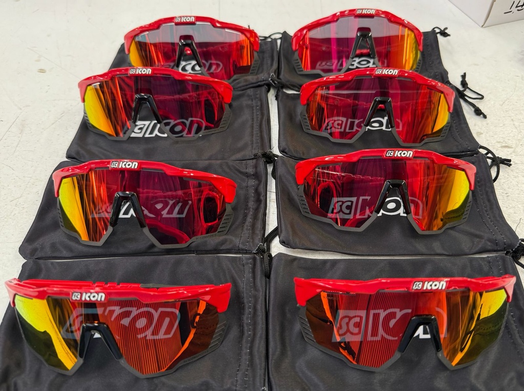 SCICON - AEROSHADE KUNKEN RED - MULTIMIRROR RED  