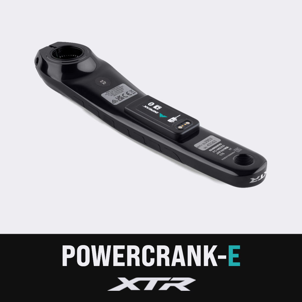 Inpeak - Manivelle gauche POWERCRANK-E Shimano XTR FC-M9200 (Batterie intégrée)