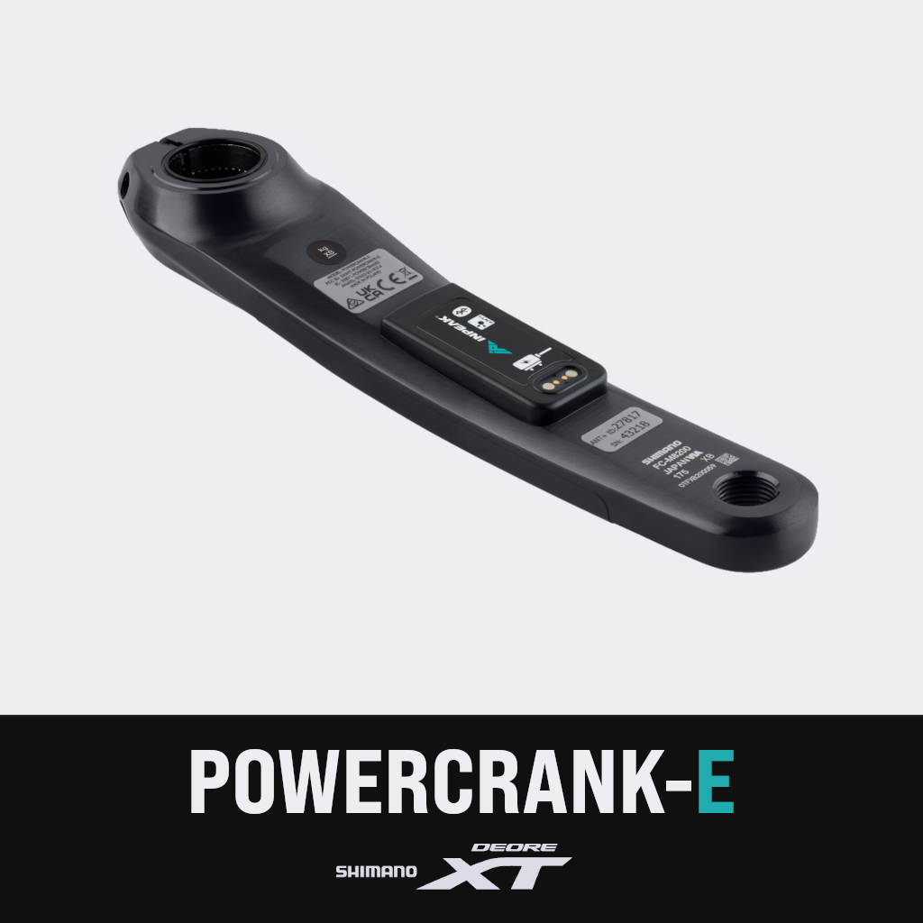 Inpeak - Manivelle gauche POWERCRANK-E Shimano XT FC-M8200 (Batterie intégrée) 