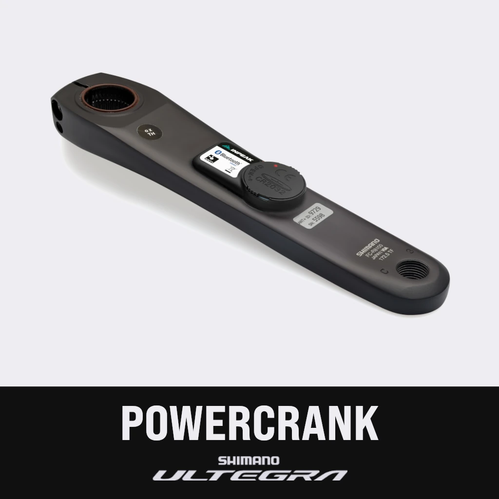 Inpeak - Manivelle gauche POWERCRANK Shimano Ultegra FC-R8100 (Pile CR2032)