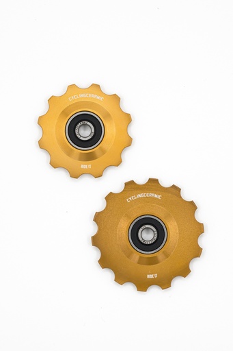 CyclingCeramic - Paire de galets Roulements Céramiques pour EKAR 13v et Sram RED E1