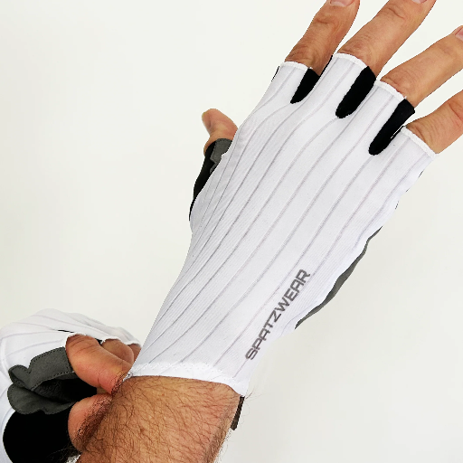 Spatzwear - SPATZ AERO RACE GLOVZ SHORT FINGER  WHITE