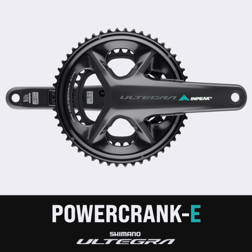 Inpeak - Pédalier POWERCRANK-E TWIN2 Ultegra FC-R8100 (Rechargeable et double mesure)